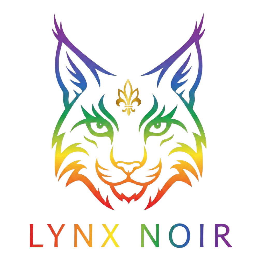 Lynx Noir rainbow logo